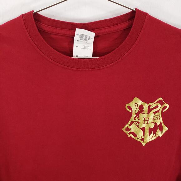 Harry Potter Gryffindor Shirt Size Medium Burgundy Brave At Heart Pullover Top - Picture 4 of 6